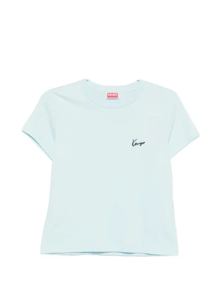 Тениска Kenzo бродирана синьо