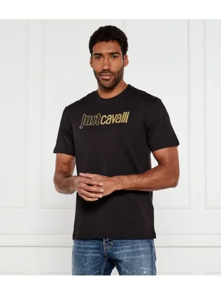 Just Cavalli Póló | Regular Fit fekete
