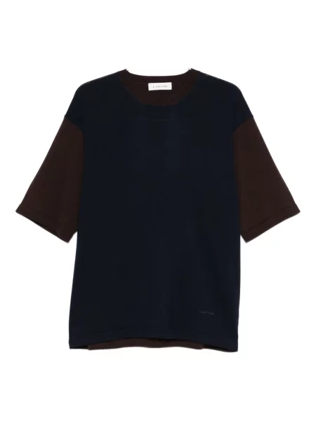 Tricou Lanvin scurt albastru