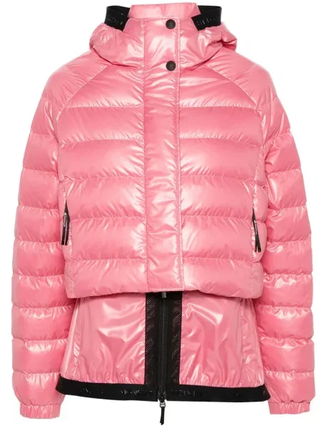 Geacă cu puf Moncler roz