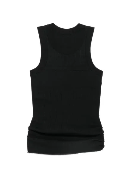 Top Sacai tricotate negru