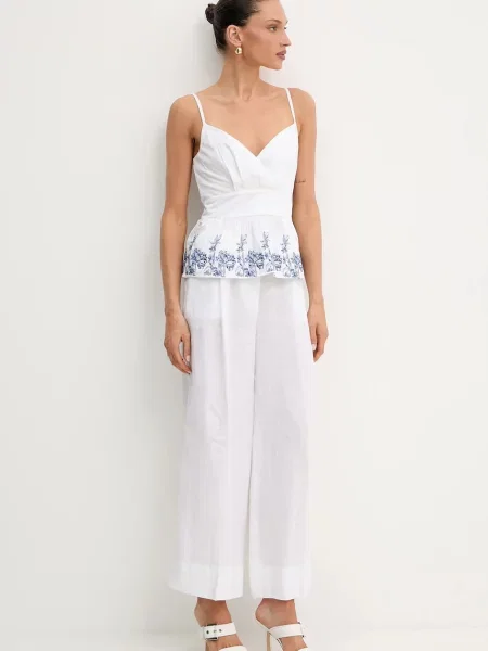 Блуза Guess з аплікацією біла