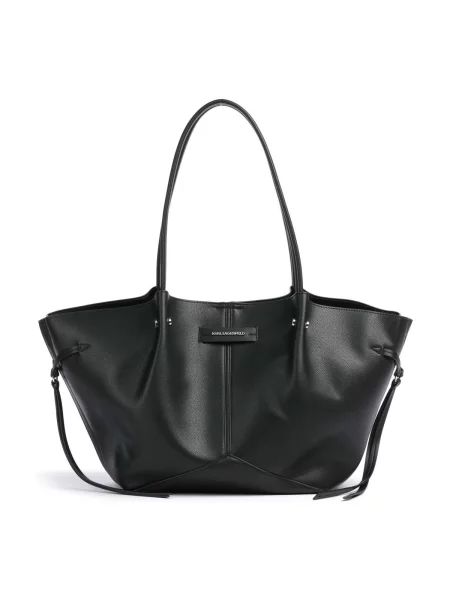 Karl Lagerfeld geantă tote pentru femei cu imitație de piele negru