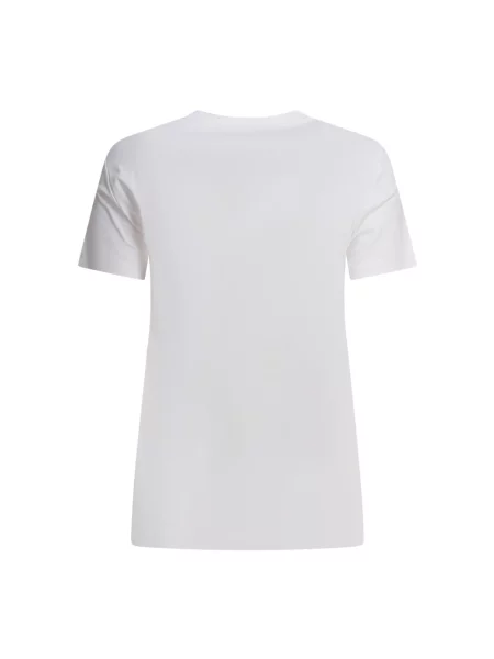 Koszulka Max Mara z kamieniami biała