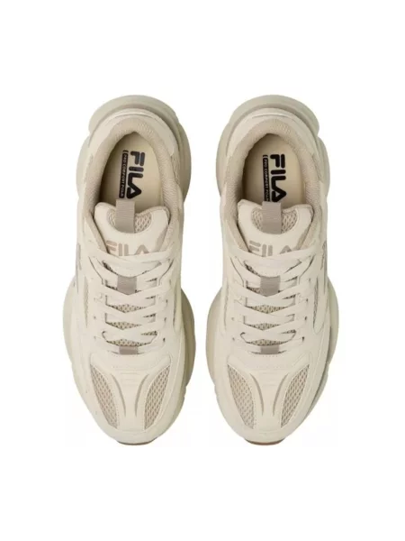 Sneakersy Fila beżowe