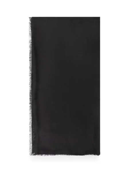 Шал Emporio Armani от модал с автограф черно