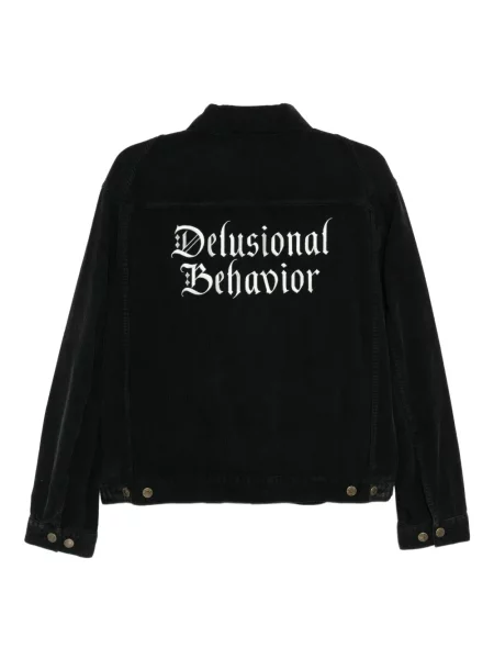 Geacă Undercover cu broderie negru