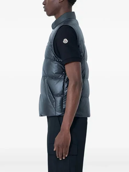 Matlasat vestă Moncler gri