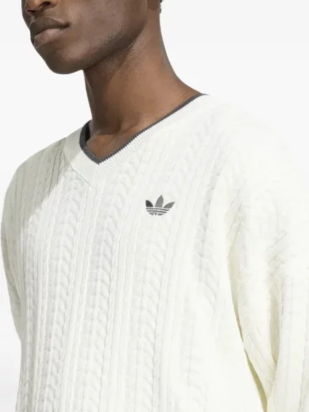 Hanorac crewneck Adidas cu decolteu rotund