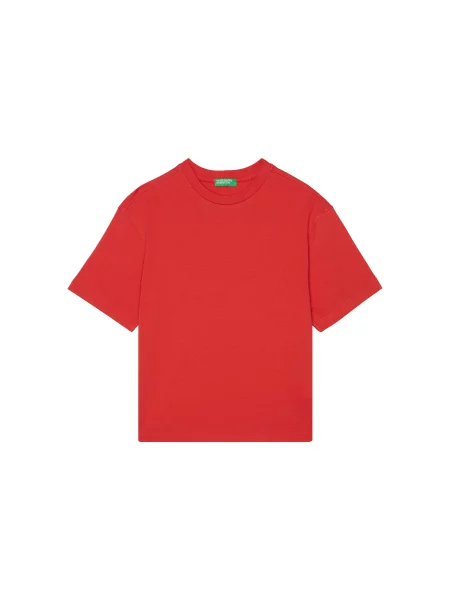 United Colors Of Benetton Majica Regular Fit rdeča