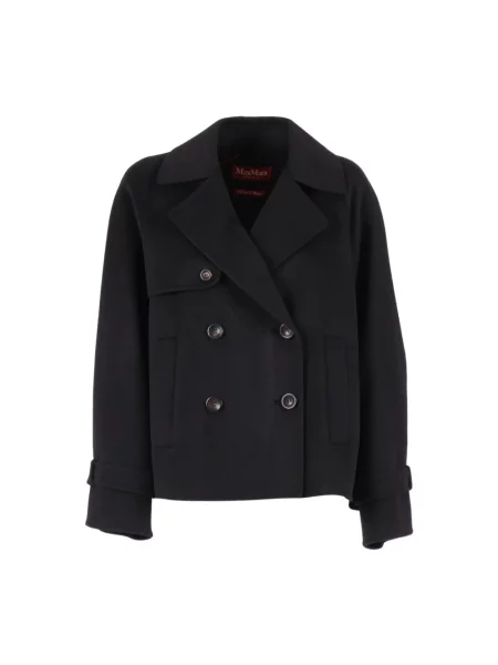 Krótki płaszcz Max Mara Studio czarny