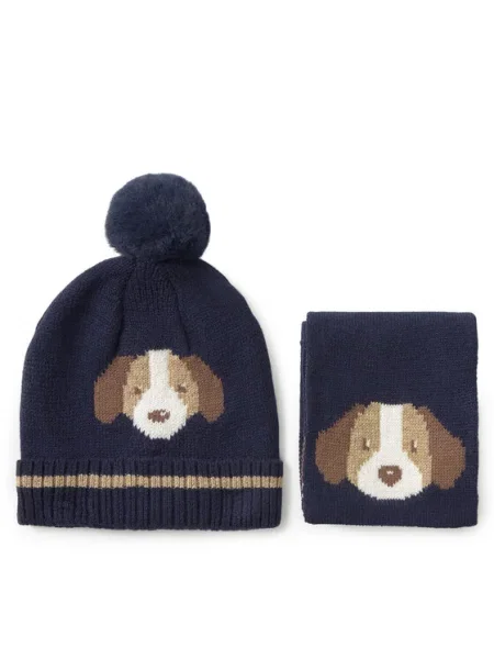 Mayoral Set čiapka a šál modrá
