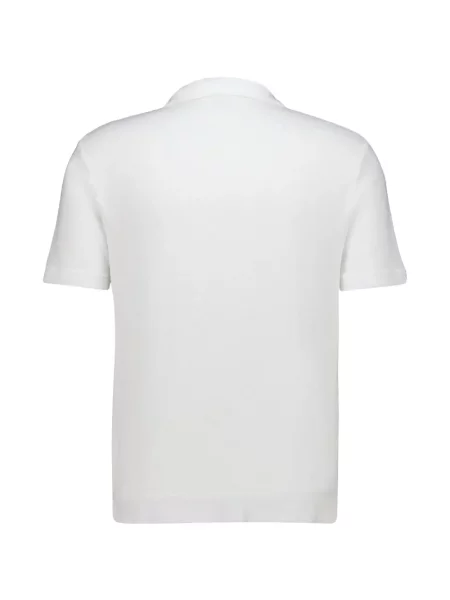 Scurt tricou Fedeli tricotate alb