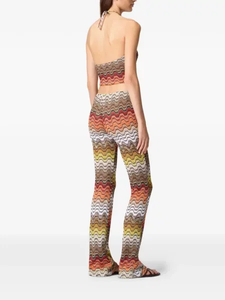 Top Missoni cu gât halter