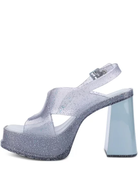 Pantofi cu toc Melissa cu platformă albastru