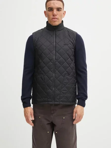 Barbour bezrękawnik Monty Quilted Gilet przejściowy czarny