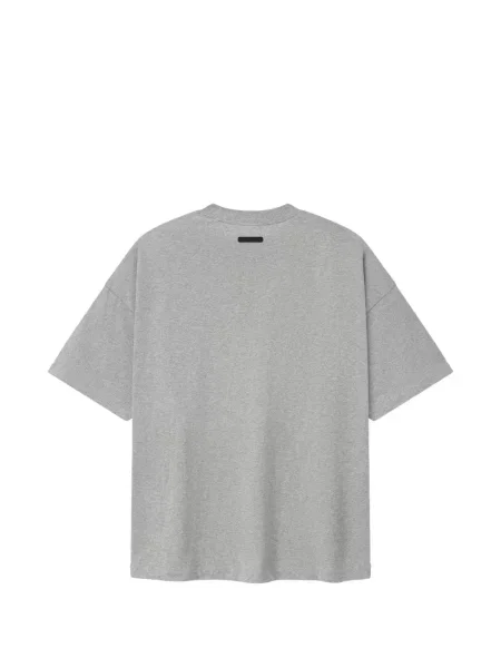 Μπλούζα Fear Of God Essentials με αυτόγραφο γκρι