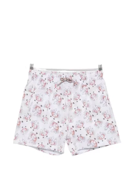 Slip de baie Emporio Armani cu imagine alb