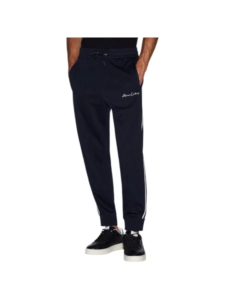 Pantaloni Eax albastru