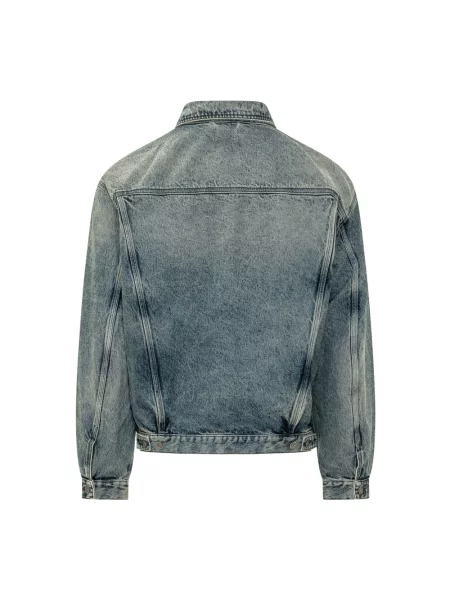 Kurtka jeansowa Diesel niebieska