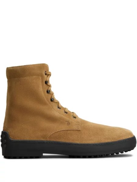 Botine Tod's din piele de căprioară maro
