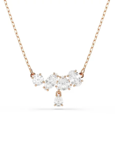 Swarovski lănțișor pentru femei placat cu aur zirconiu cubic MESMERA