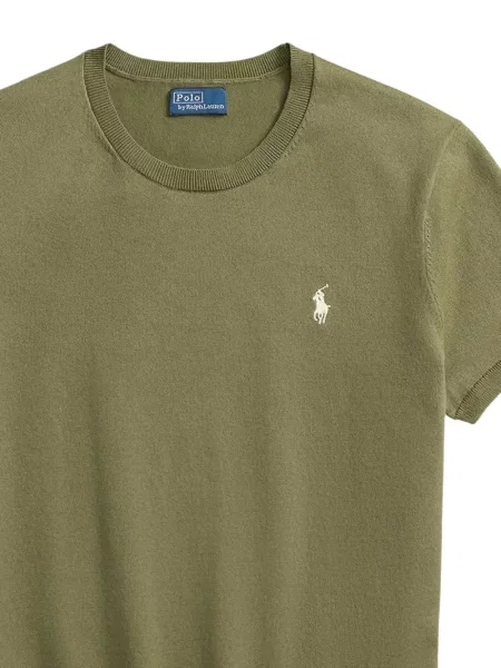 Mały kardigan Polo Ralph Lauren z falbankami garniturowy zielony