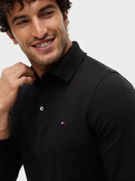 Поло Tommy Hilfiger чорне