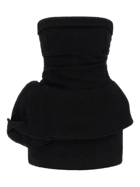 Rochie mini Magda Butrym drapată de costum negru