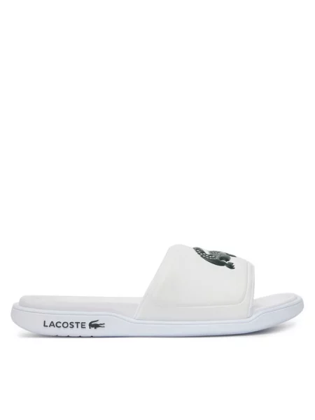 Klapki Lacoste białe