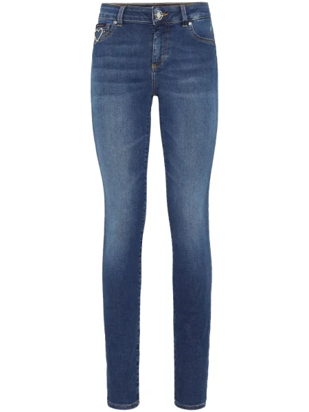 Blugi skinny Philipp Plein albastru