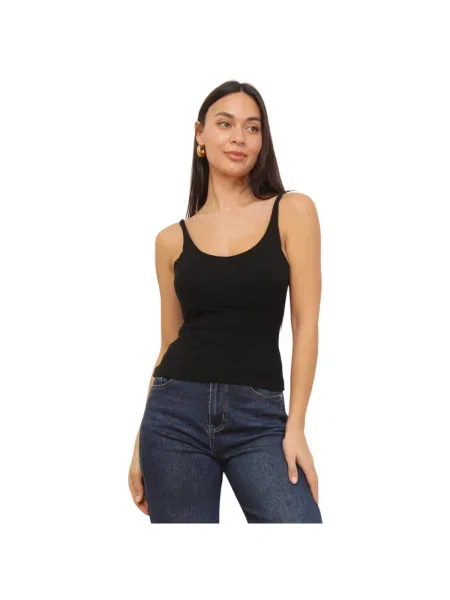 Top La Modeuse negru