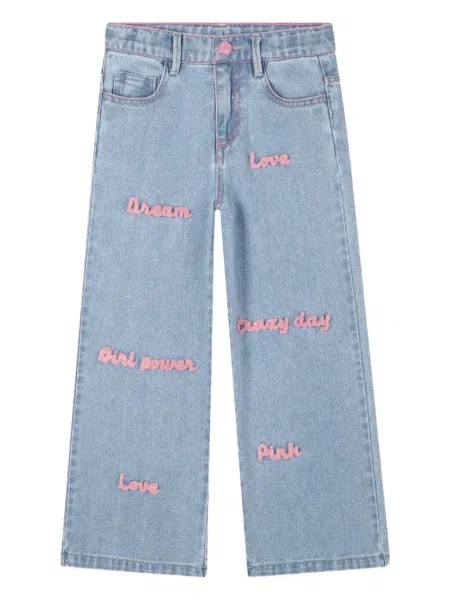 Jeansy dziecięce Billieblush niebieskie