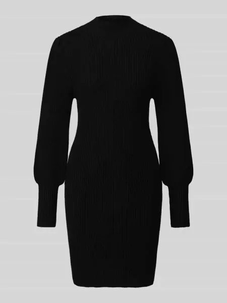 Sukienka o kroju comfort fit z dzianiny z mieszanki model ‘KATIA’ Only czarna