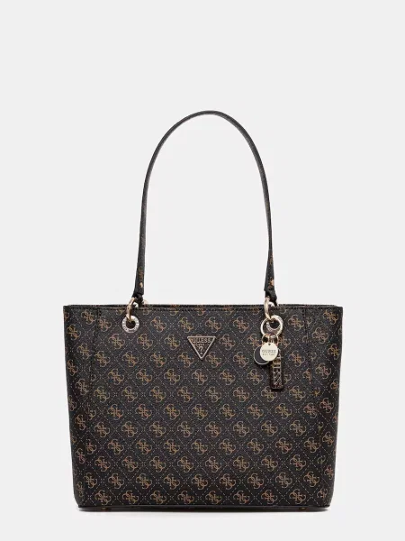 Guess torebka NOELLE brązowy