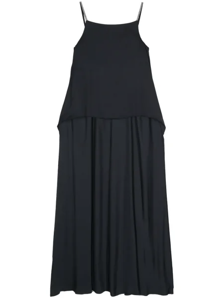 Top Peserico din satin albastru