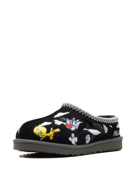 Papuci de casă Ugg cu broderie negru