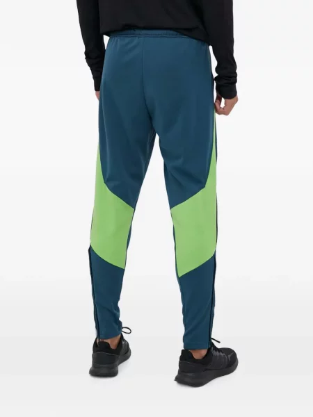 Pantaloni Adidas cu dungi alergare negru