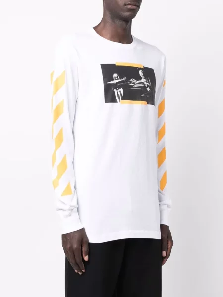 Tričko Off-white s potiskem bílé