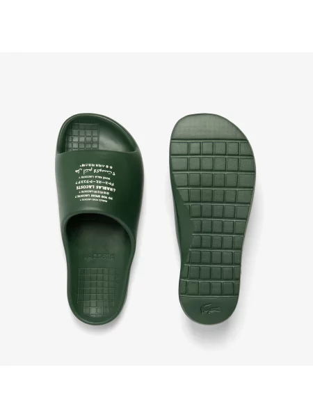 Шлепанцы Lacoste зеленые