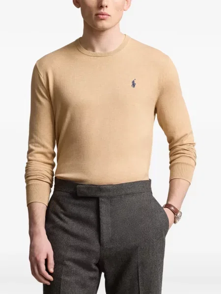 Curea Polo Ralph Lauren tricotate cu autograf cu șireturi albastru