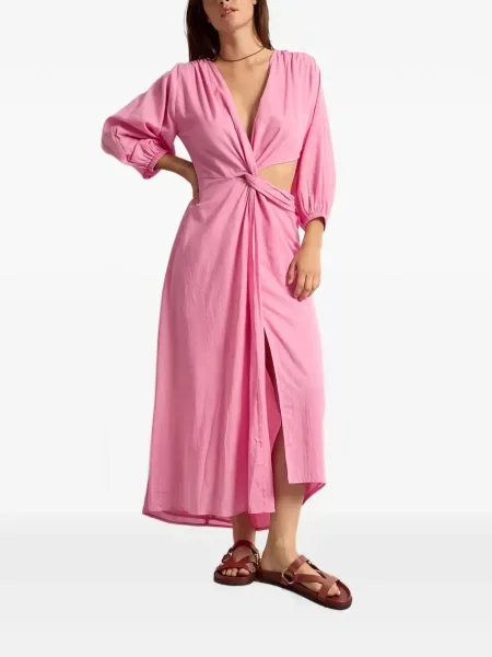 Rochie midi Mare Di Latte roz