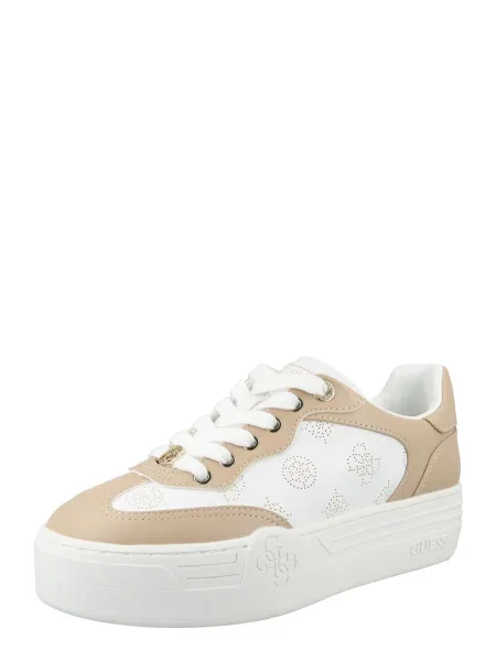 Sneakerși Guess alb