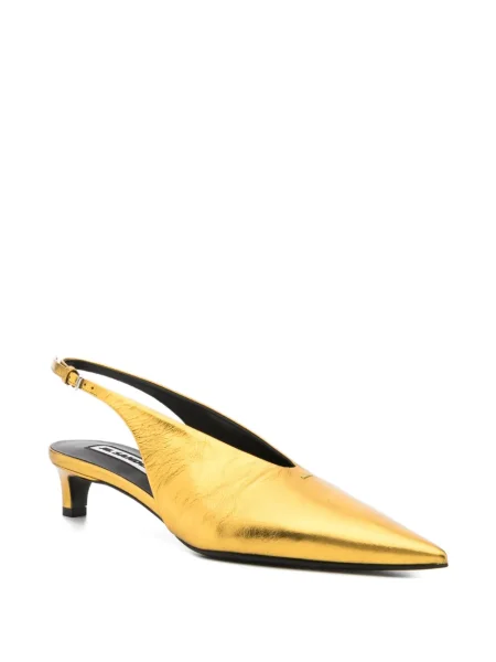 Kožené lodičky Jil Sander