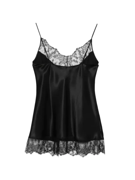 Rochie Carine Gilson de mătase negru