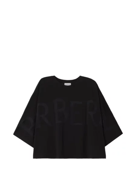 Tricou Burberry cu autograf negru