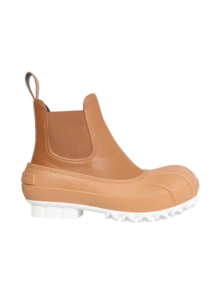 Botki Stella Mccartney na platformie brązowe
