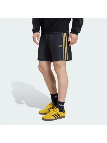 Žerzejové šortky adidas Adicolor černé