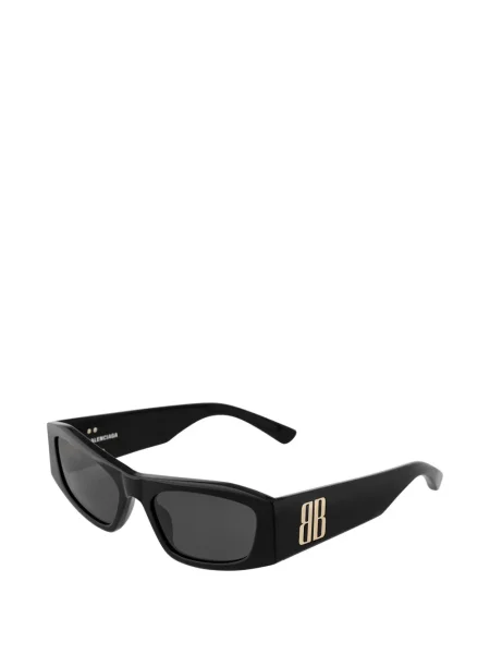 Saulės akiniai Balenciaga Eyewear su autografu juoda