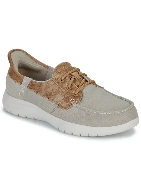 Félcipő Skechers bézs